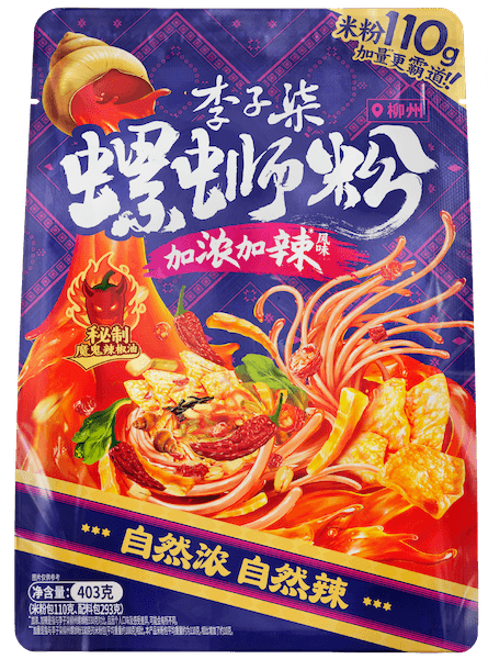 李子柒柳州螺螄粉加濃加辣風味